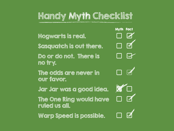 A list of whacky myths